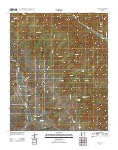 Cibecue Arizona Historical topographic map, 1:24000 scale, 7.5 X 7.5 Minute, Year 2011