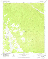 Cibecue Arizona Historical topographic map, 1:24000 scale, 7.5 X 7.5 Minute, Year 1977