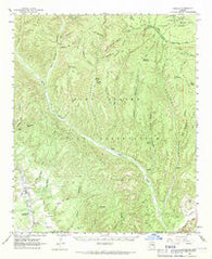 Cibecue Arizona Historical topographic map, 1:62500 scale, 15 X 15 Minute, Year 1961