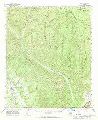 Cibecue Arizona Historical topographic map, 1:62500 scale, 15 X 15 Minute, Year 1961