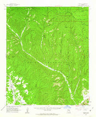 Cibecue Arizona Historical topographic map, 1:62500 scale, 15 X 15 Minute, Year 1961