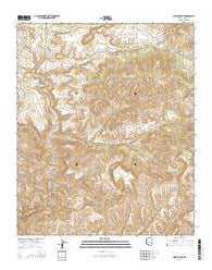 Cibecue Peak Arizona Current topographic map, 1:24000 scale, 7.5 X 7.5 Minute, Year 2014