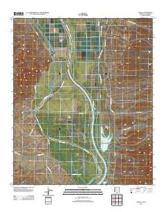 Cibola Arizona Historical topographic map, 1:24000 scale, 7.5 X 7.5 Minute, Year 2011