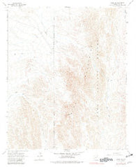 Cibola SE Arizona Historical topographic map, 1:24000 scale, 7.5 X 7.5 Minute, Year 1965