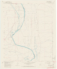 Cibola Arizona Historical topographic map, 1:24000 scale, 7.5 X 7.5 Minute, Year 1965