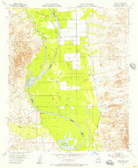 Cibola Arizona Historical topographic map, 1:24000 scale, 7.5 X 7.5 Minute, Year 1955