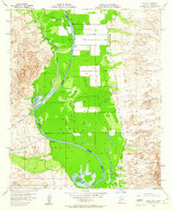 Cibola Arizona Historical topographic map, 1:24000 scale, 7.5 X 7.5 Minute, Year 1955