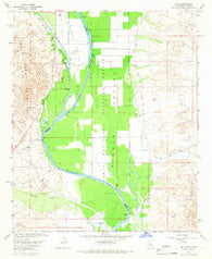 Cibola Arizona Historical topographic map, 1:24000 scale, 7.5 X 7.5 Minute, Year 1965
