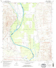 Cibola Arizona Historical topographic map, 1:24000 scale, 7.5 X 7.5 Minute, Year 1965