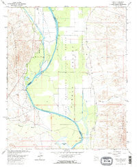 Cibola Arizona Historical topographic map, 1:24000 scale, 7.5 X 7.5 Minute, Year 1965
