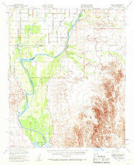 Cibola Arizona Historical topographic map, 1:62500 scale, 15 X 15 Minute, Year 1951