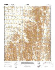 Cibola SE Arizona Current topographic map, 1:24000 scale, 7.5 X 7.5 Minute, Year 2014