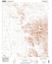 Cimarron Peak Arizona Historical topographic map, 1:24000 scale, 7.5 X 7.5 Minute, Year 1996