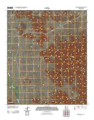Cimarron Peak Arizona Historical topographic map, 1:24000 scale, 7.5 X 7.5 Minute, Year 2011