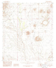 Cinder Hill Arizona Historical topographic map, 1:24000 scale, 7.5 X 7.5 Minute, Year 1985