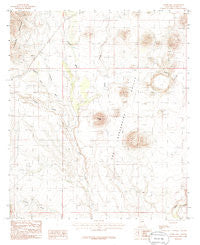 Cinder Hill Arizona Historical topographic map, 1:24000 scale, 7.5 X 7.5 Minute, Year 1985