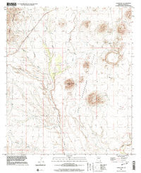 Cinder Hill Arizona Historical topographic map, 1:24000 scale, 7.5 X 7.5 Minute, Year 1996