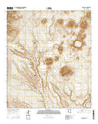 Cinder Hill Arizona Current topographic map, 1:24000 scale, 7.5 X 7.5 Minute, Year 2014