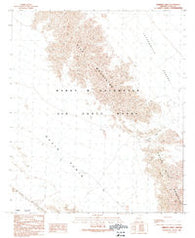 Cipriano Pass Arizona Historical topographic map, 1:24000 scale, 7.5 X 7.5 Minute, Year 1990