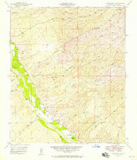 Clark Ranch Arizona Historical topographic map, 1:24000 scale, 7.5 X 7.5 Minute, Year 1948