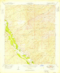 Clark Ranch Arizona Historical topographic map, 1:24000 scale, 7.5 X 7.5 Minute, Year 1949