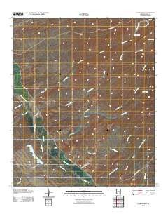 Clark Ranch Arizona Historical topographic map, 1:24000 scale, 7.5 X 7.5 Minute, Year 2011