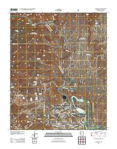 Clarkdale Arizona Historical topographic map, 1:24000 scale, 7.5 X 7.5 Minute, Year 2012