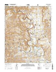 Clarkdale Arizona Current topographic map, 1:24000 scale, 7.5 X 7.5 Minute, Year 2014