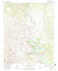 Clarkdale Arizona Historical topographic map, 1:24000 scale, 7.5 X 7.5 Minute, Year 1973
