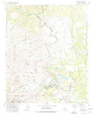 Clarkdale Arizona Historical topographic map, 1:24000 scale, 7.5 X 7.5 Minute, Year 1973