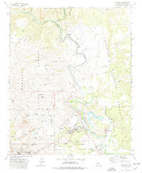 Clarkdale Arizona Historical topographic map, 1:24000 scale, 7.5 X 7.5 Minute, Year 1973
