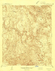 Clarkdale Arizona Historical topographic map, 1:48000 scale, 15 X 15 Minute, Year 1944