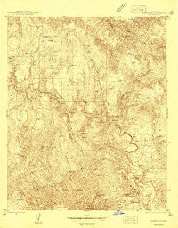 Clarkdale Arizona Historical topographic map, 1:48000 scale, 15 X 15 Minute, Year 1944