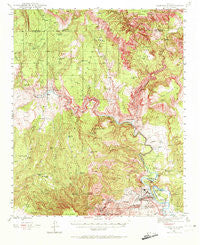 Clarkdale Arizona Historical topographic map, 1:62500 scale, 15 X 15 Minute, Year 1944