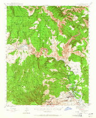Clarkdale Arizona Historical topographic map, 1:62500 scale, 15 X 15 Minute, Year 1944