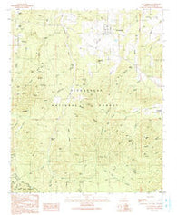 Clay Springs Arizona Historical topographic map, 1:24000 scale, 7.5 X 7.5 Minute, Year 1990