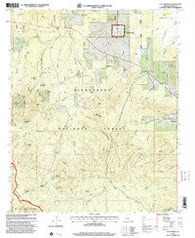 Clay Springs Arizona Historical topographic map, 1:24000 scale, 7.5 X 7.5 Minute, Year 1998
