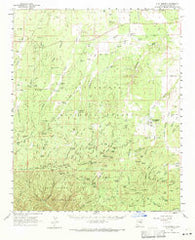 Clay Springs Arizona Historical topographic map, 1:62500 scale, 15 X 15 Minute, Year 1961