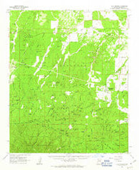 Clay Springs Arizona Historical topographic map, 1:62500 scale, 15 X 15 Minute, Year 1961