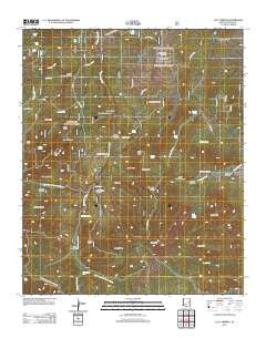 Clay Springs Arizona Historical topographic map, 1:24000 scale, 7.5 X 7.5 Minute, Year 2011
