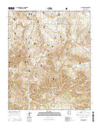 Clay Springs Arizona Current topographic map, 1:24000 scale, 7.5 X 7.5 Minute, Year 2014