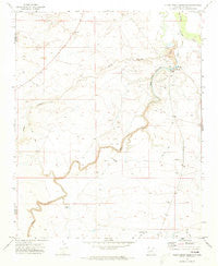 Clear Creek Reservoir Arizona Historical topographic map, 1:24000 scale, 7.5 X 7.5 Minute, Year 1970