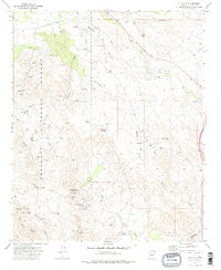 Cleator Arizona Historical topographic map, 1:24000 scale, 7.5 X 7.5 Minute, Year 1974