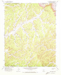 Cliff Rose Hill Arizona Historical topographic map, 1:24000 scale, 7.5 X 7.5 Minute, Year 1968