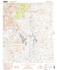 Clifton Arizona Historical topographic map, 1:24000 scale, 7.5 X 7.5 Minute, Year 1989