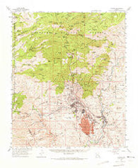Clifton Arizona Historical topographic map, 1:62500 scale, 15 X 15 Minute, Year 1962