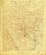 Clifton Arizona Historical topographic map, 1:62500 scale, 15 X 15 Minute, Year 1902