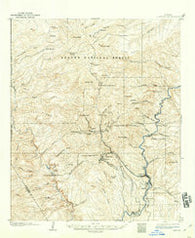 Clifton Arizona Historical topographic map, 1:62500 scale, 15 X 15 Minute, Year 1902