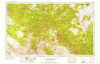 Clifton Arizona Historical topographic map, 1:250000 scale, 1 X 2 Degree, Year 1958