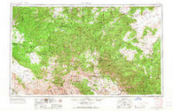 Clifton Arizona Historical topographic map, 1:250000 scale, 1 X 2 Degree, Year 1954